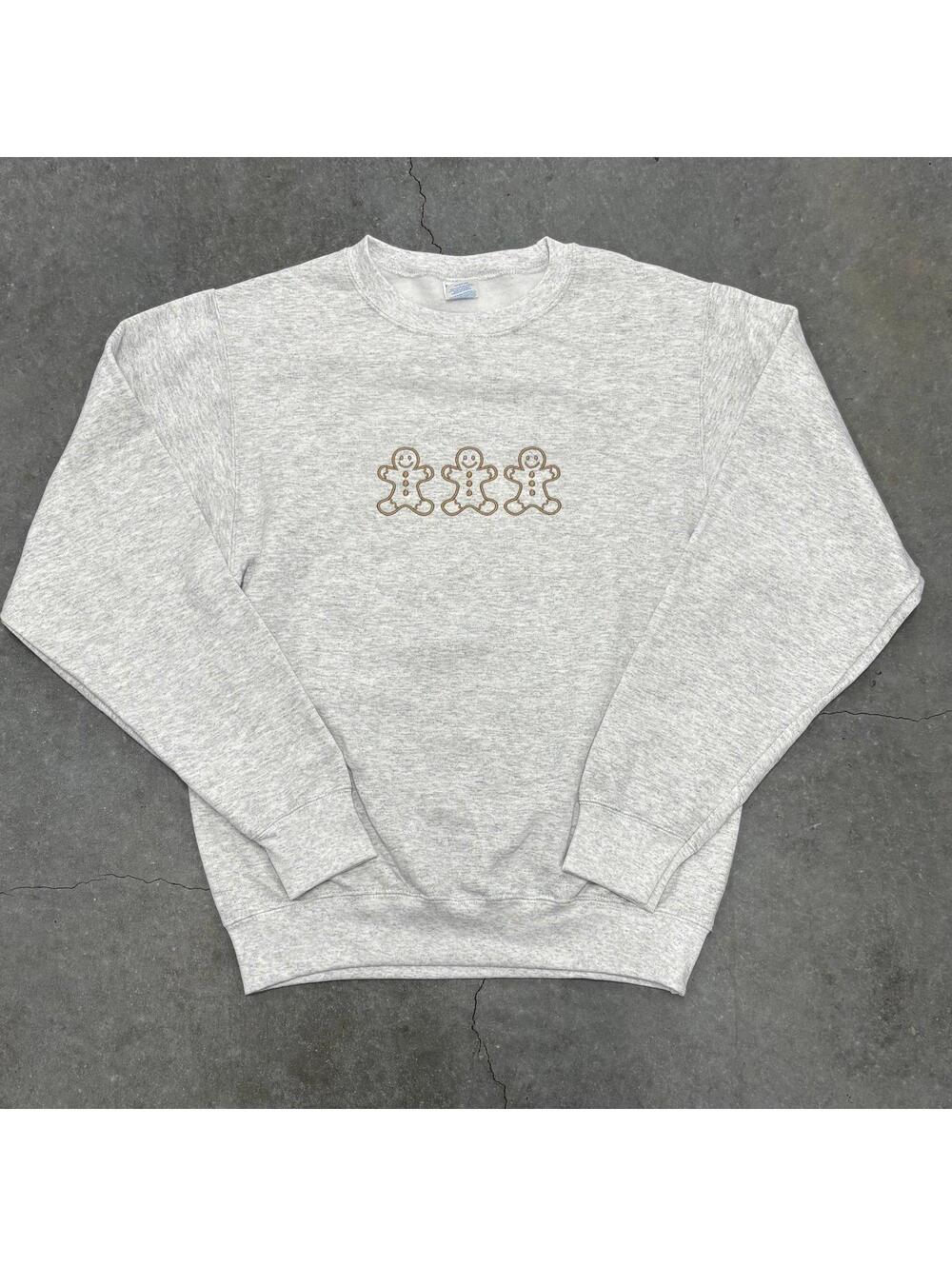 Port & Company Gingerbread Man Crewneck Sweater
